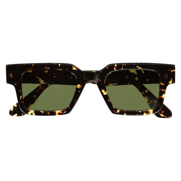 New DANIELLE RATTRAY Havana Square Lenn C02 Sunglasses Women - Picture 3 of 4